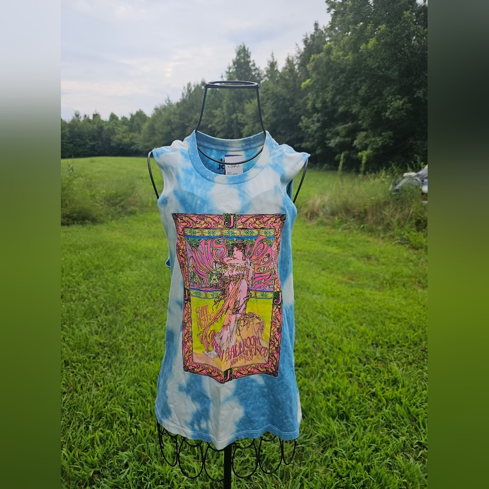 Janice Joplin Graphic Tye-Dye Tank XS